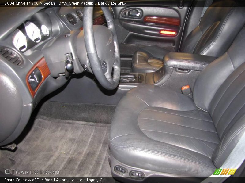 Onyx Green Metallic / Dark Slate Gray 2004 Chrysler 300 M Sedan