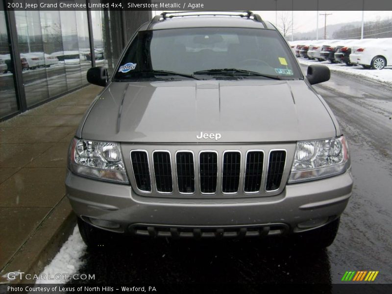 Silverstone Metallic / Agate 2001 Jeep Grand Cherokee Limited 4x4