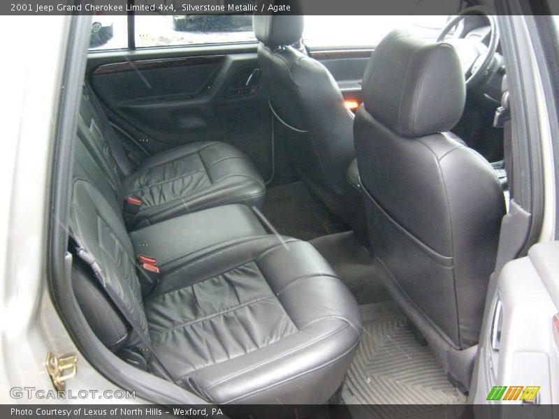 Silverstone Metallic / Agate 2001 Jeep Grand Cherokee Limited 4x4