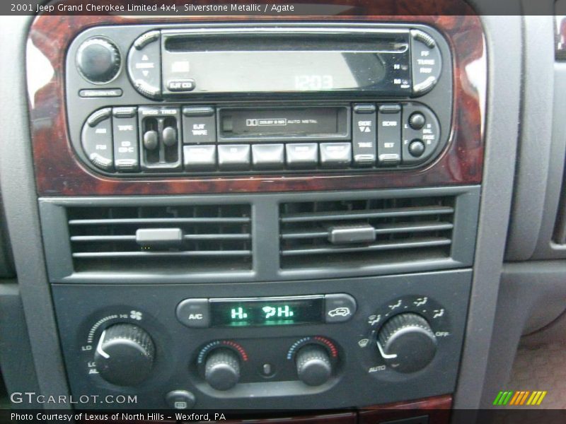 Silverstone Metallic / Agate 2001 Jeep Grand Cherokee Limited 4x4