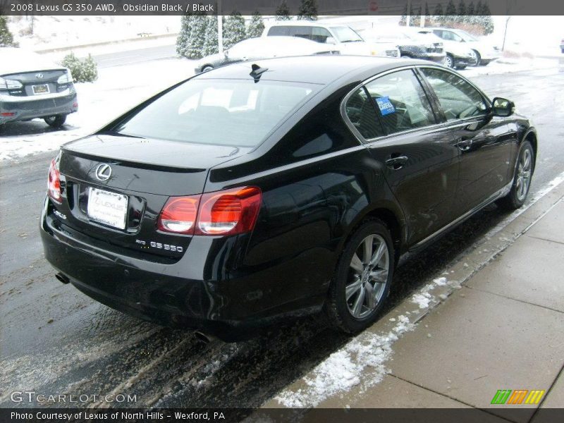 Obsidian Black / Black 2008 Lexus GS 350 AWD