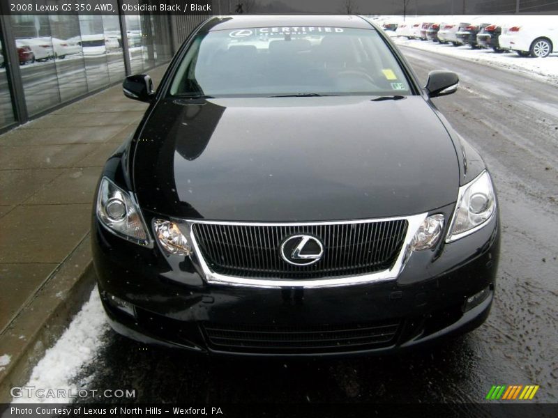 Obsidian Black / Black 2008 Lexus GS 350 AWD