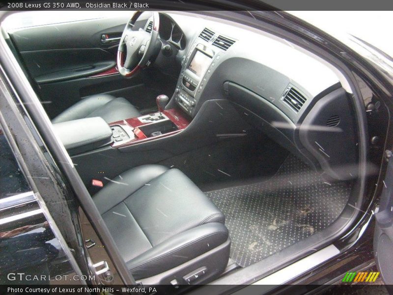 Obsidian Black / Black 2008 Lexus GS 350 AWD