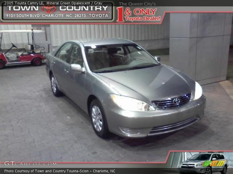 Mineral Green Opalescent / Gray 2005 Toyota Camry LE