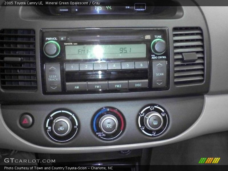 Mineral Green Opalescent / Gray 2005 Toyota Camry LE