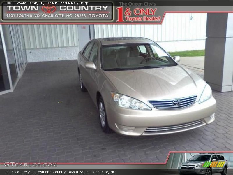 Desert Sand Mica / Beige 2006 Toyota Camry LE