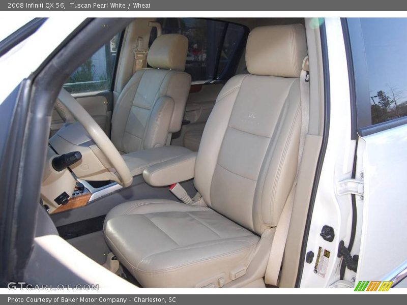 Tuscan Pearl White / Wheat 2008 Infiniti QX 56