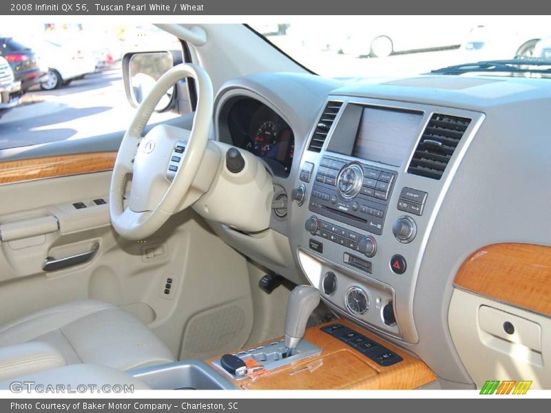 Tuscan Pearl White / Wheat 2008 Infiniti QX 56