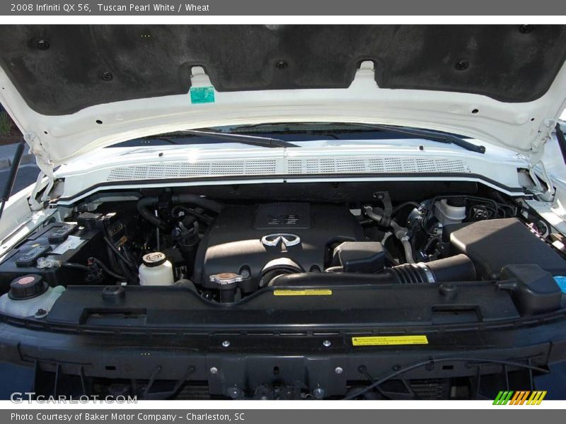 Tuscan Pearl White / Wheat 2008 Infiniti QX 56