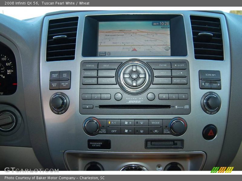Tuscan Pearl White / Wheat 2008 Infiniti QX 56