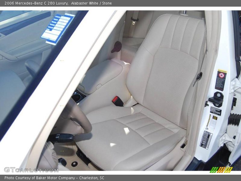 Alabaster White / Stone 2006 Mercedes-Benz C 280 Luxury