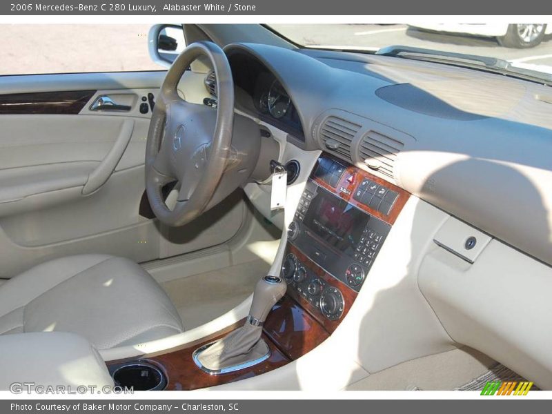 Alabaster White / Stone 2006 Mercedes-Benz C 280 Luxury
