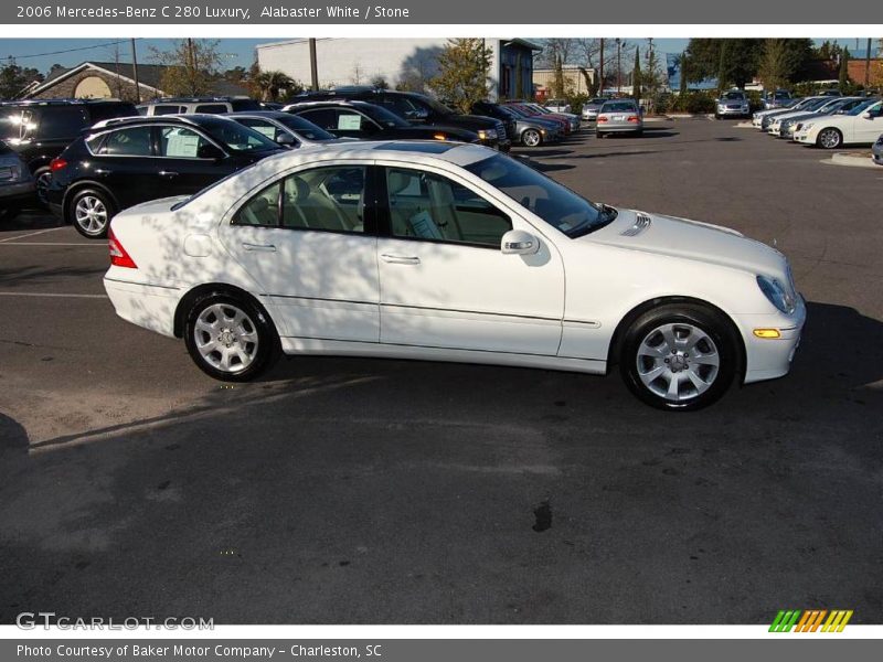 Alabaster White / Stone 2006 Mercedes-Benz C 280 Luxury