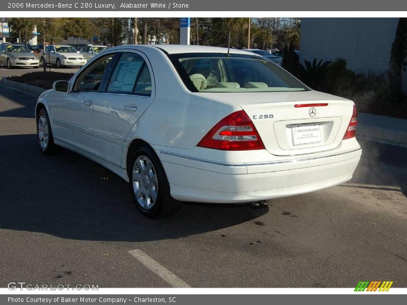 Alabaster White / Stone 2006 Mercedes-Benz C 280 Luxury