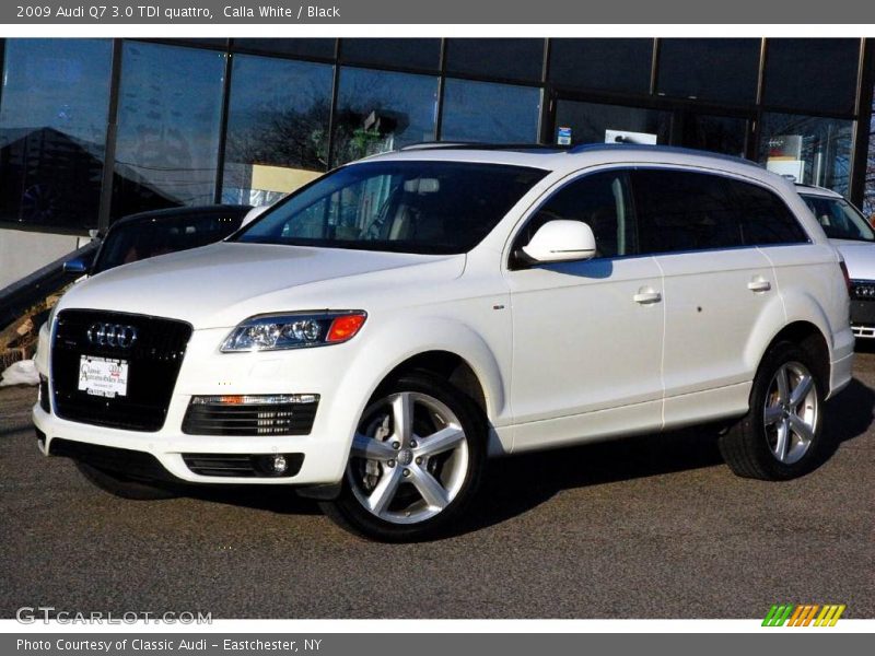Calla White / Black 2009 Audi Q7 3.0 TDI quattro