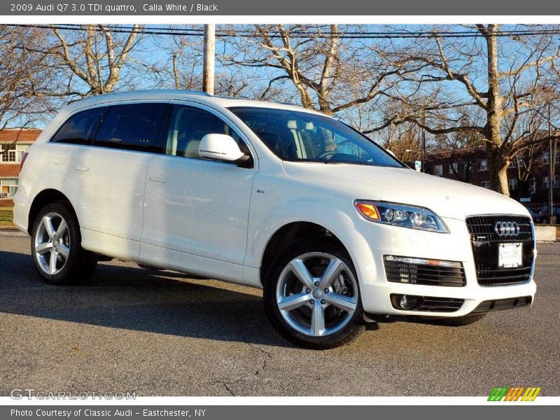 Calla White / Black 2009 Audi Q7 3.0 TDI quattro
