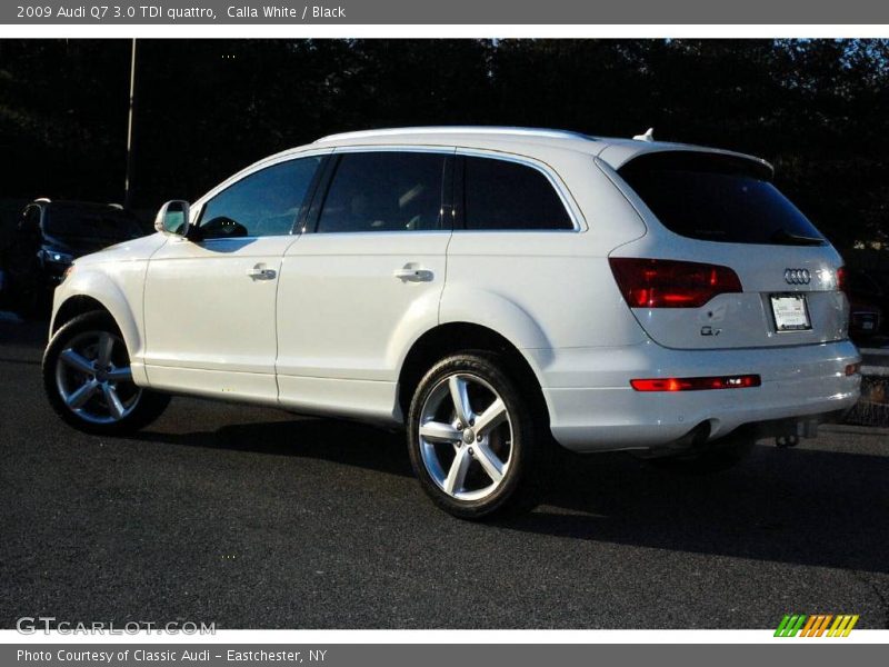 Calla White / Black 2009 Audi Q7 3.0 TDI quattro