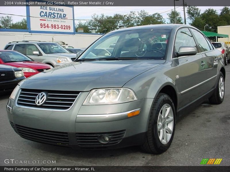 Reflex Silver Metallic / Grey 2004 Volkswagen Passat GLS Sedan