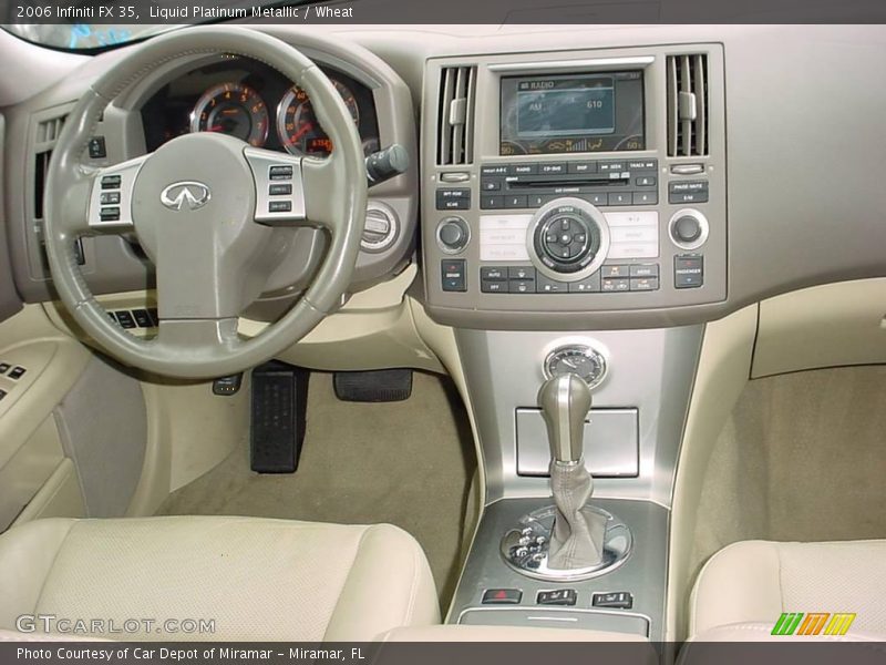 Liquid Platinum Metallic / Wheat 2006 Infiniti FX 35