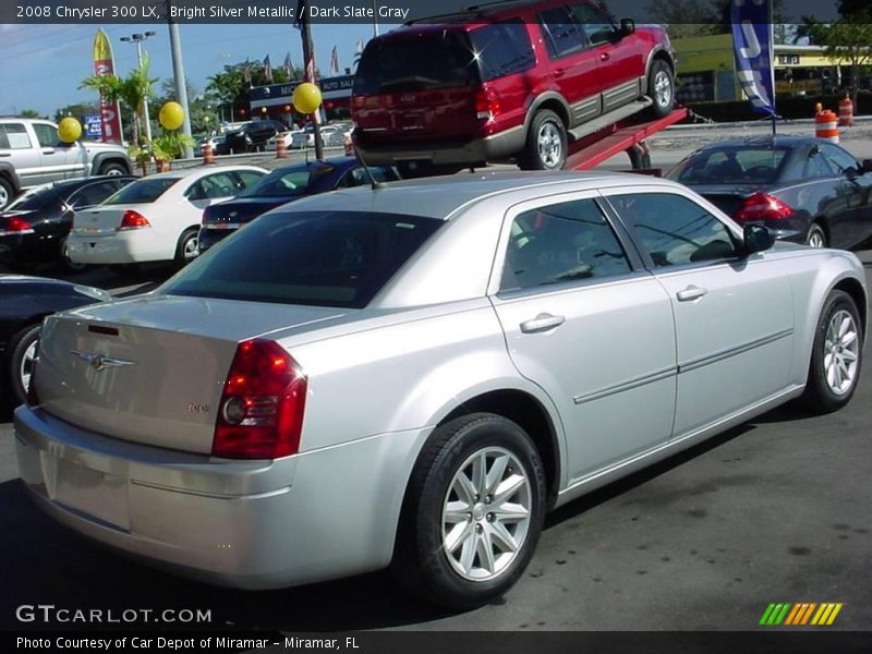 Bright Silver Metallic / Dark Slate Gray 2008 Chrysler 300 LX