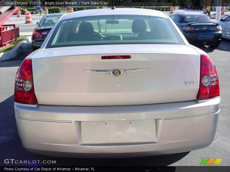Bright Silver Metallic / Dark Slate Gray 2008 Chrysler 300 LX