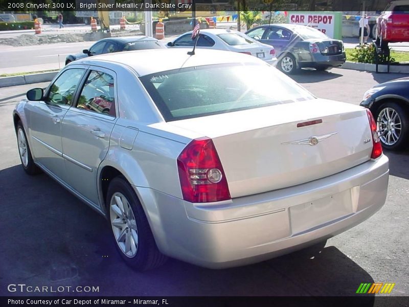 Bright Silver Metallic / Dark Slate Gray 2008 Chrysler 300 LX