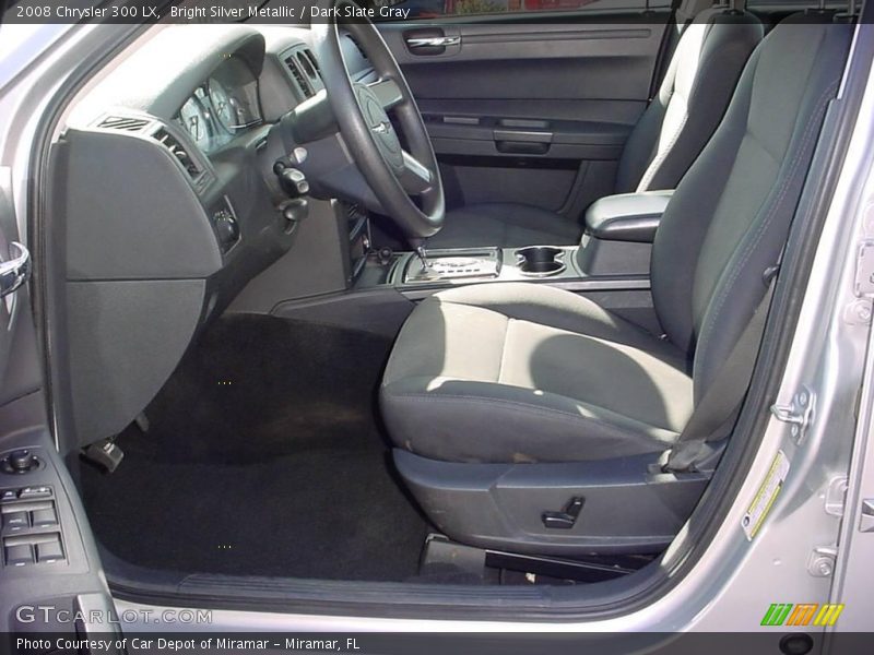 Bright Silver Metallic / Dark Slate Gray 2008 Chrysler 300 LX