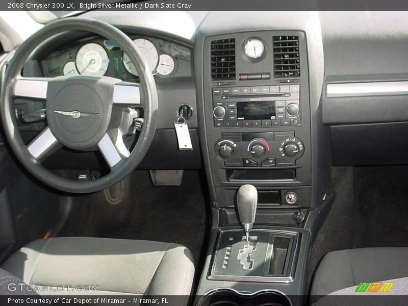 Bright Silver Metallic / Dark Slate Gray 2008 Chrysler 300 LX