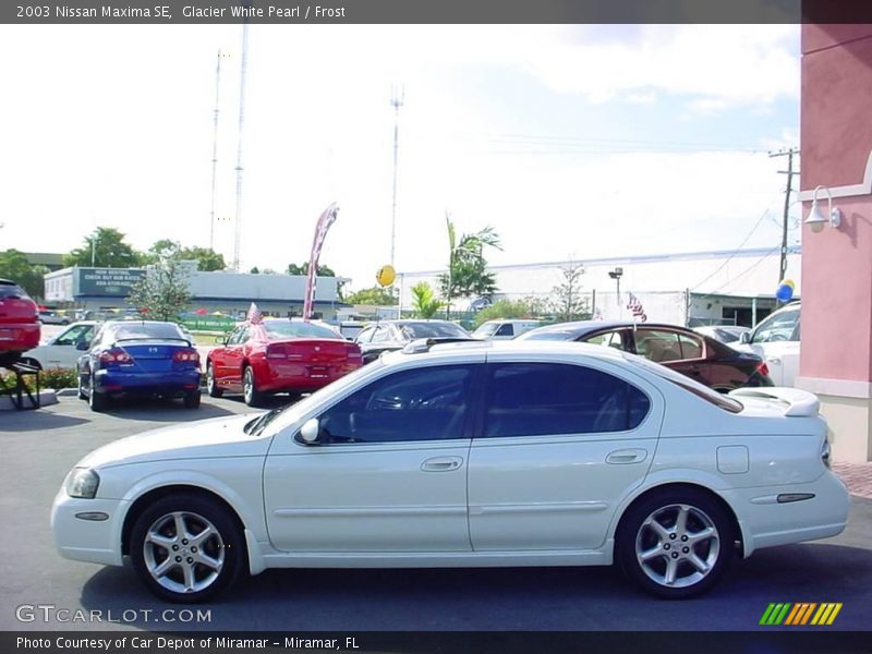 Glacier White Pearl / Frost 2003 Nissan Maxima SE