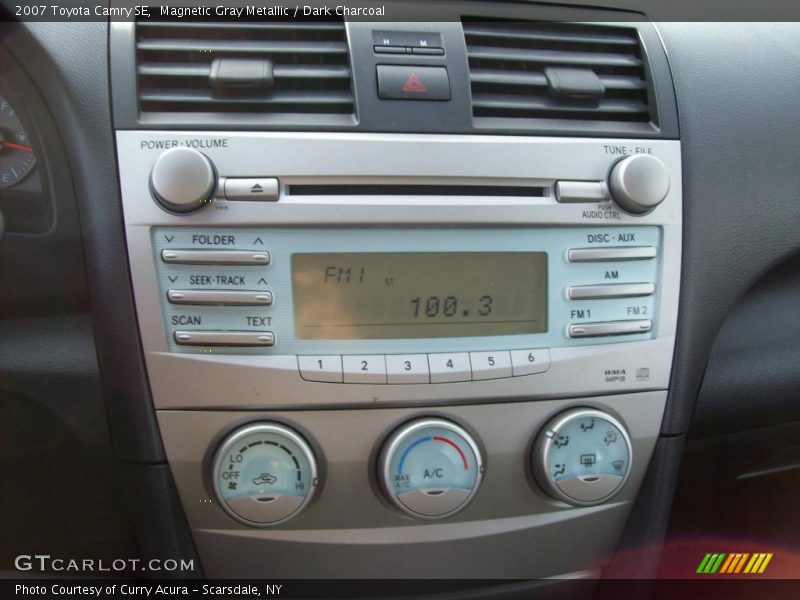 Magnetic Gray Metallic / Dark Charcoal 2007 Toyota Camry SE