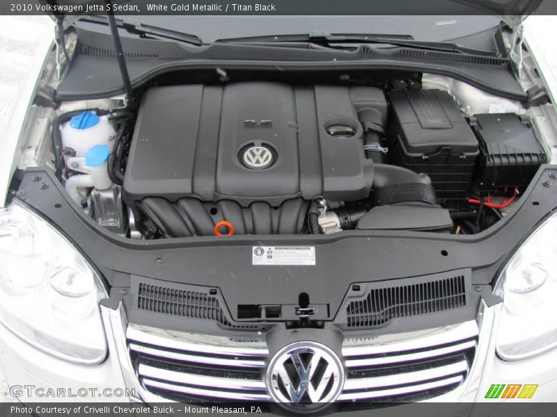 White Gold Metallic / Titan Black 2010 Volkswagen Jetta S Sedan