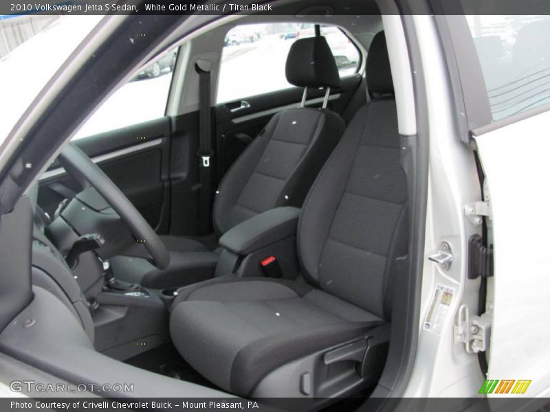 White Gold Metallic / Titan Black 2010 Volkswagen Jetta S Sedan