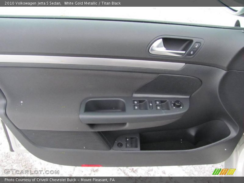 White Gold Metallic / Titan Black 2010 Volkswagen Jetta S Sedan