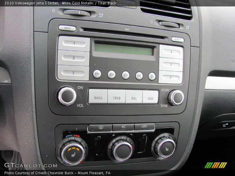 White Gold Metallic / Titan Black 2010 Volkswagen Jetta S Sedan