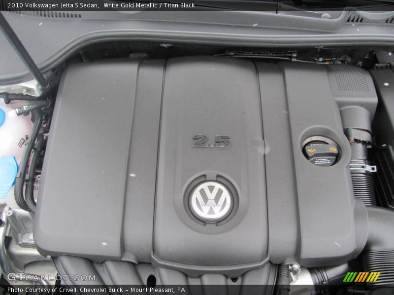 White Gold Metallic / Titan Black 2010 Volkswagen Jetta S Sedan