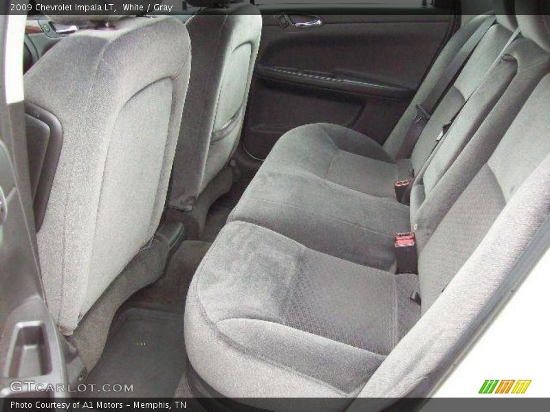 White / Gray 2009 Chevrolet Impala LT