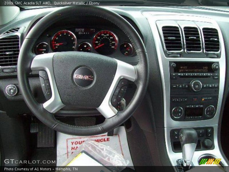 Quicksilver Metallic / Ebony 2009 GMC Acadia SLT AWD