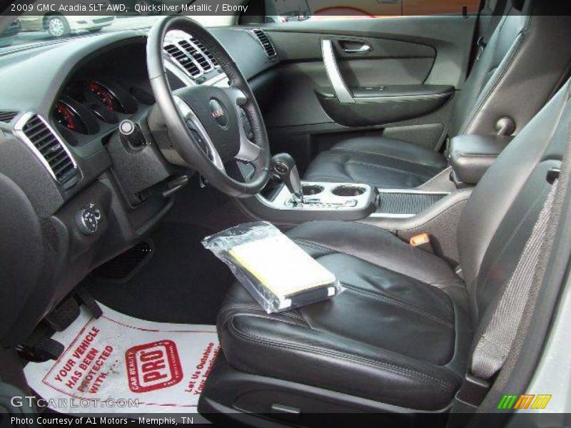 Quicksilver Metallic / Ebony 2009 GMC Acadia SLT AWD
