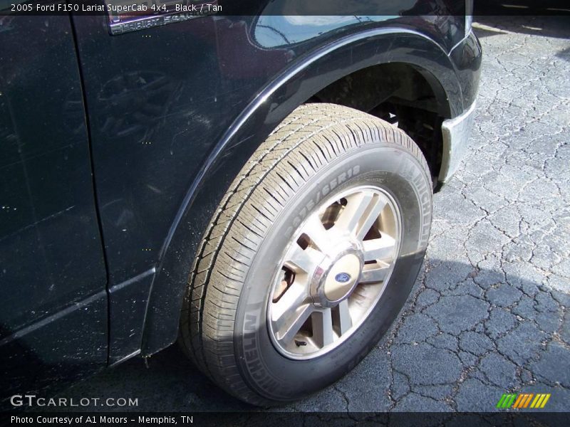Black / Tan 2005 Ford F150 Lariat SuperCab 4x4