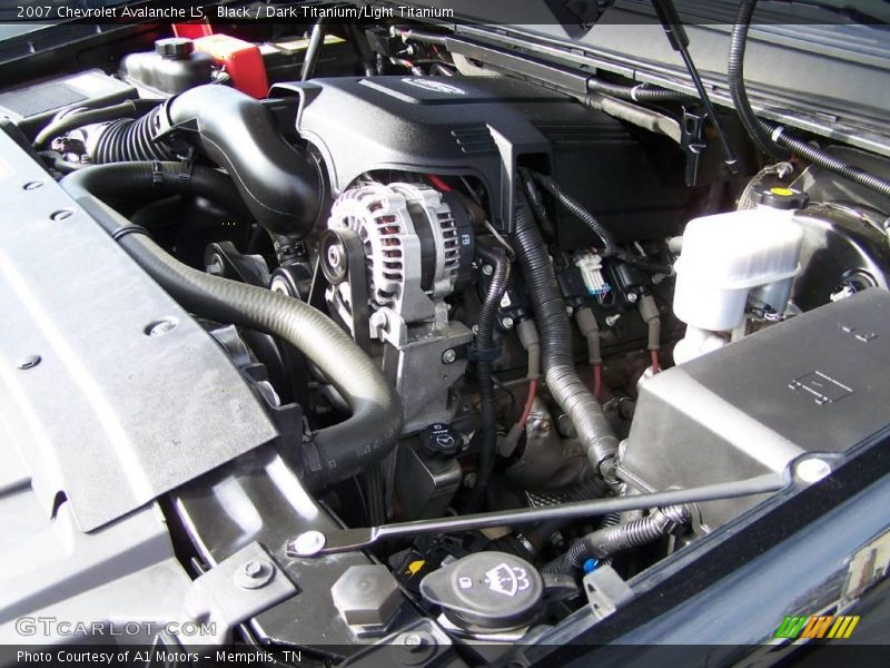 Black / Dark Titanium/Light Titanium 2007 Chevrolet Avalanche LS