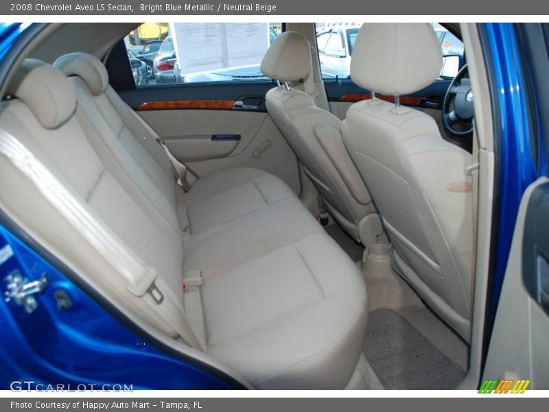 Bright Blue Metallic / Neutral Beige 2008 Chevrolet Aveo LS Sedan