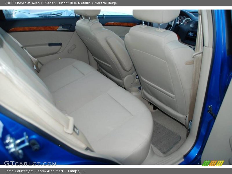 Bright Blue Metallic / Neutral Beige 2008 Chevrolet Aveo LS Sedan