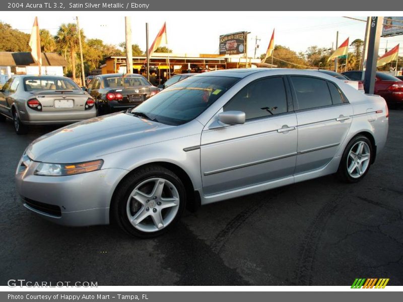 Satin Silver Metallic / Ebony 2004 Acura TL 3.2