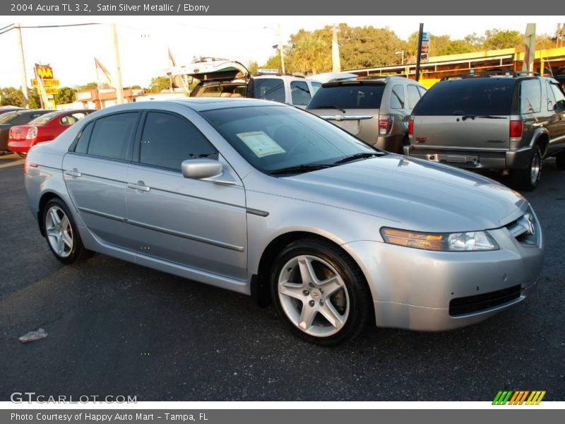 Satin Silver Metallic / Ebony 2004 Acura TL 3.2