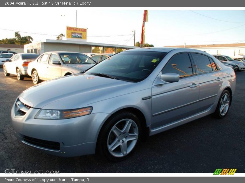 Satin Silver Metallic / Ebony 2004 Acura TL 3.2