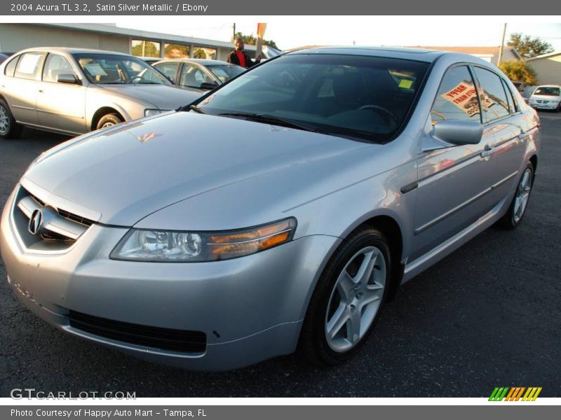 Satin Silver Metallic / Ebony 2004 Acura TL 3.2