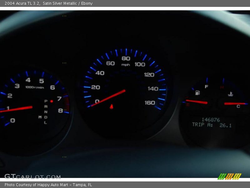 Satin Silver Metallic / Ebony 2004 Acura TL 3.2