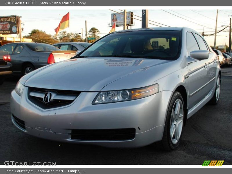Satin Silver Metallic / Ebony 2004 Acura TL 3.2