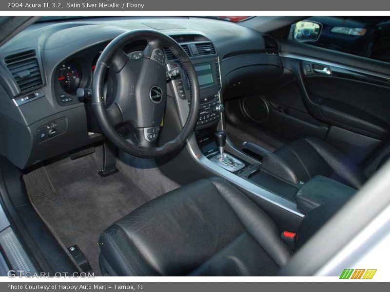 Satin Silver Metallic / Ebony 2004 Acura TL 3.2