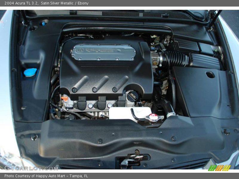 Satin Silver Metallic / Ebony 2004 Acura TL 3.2